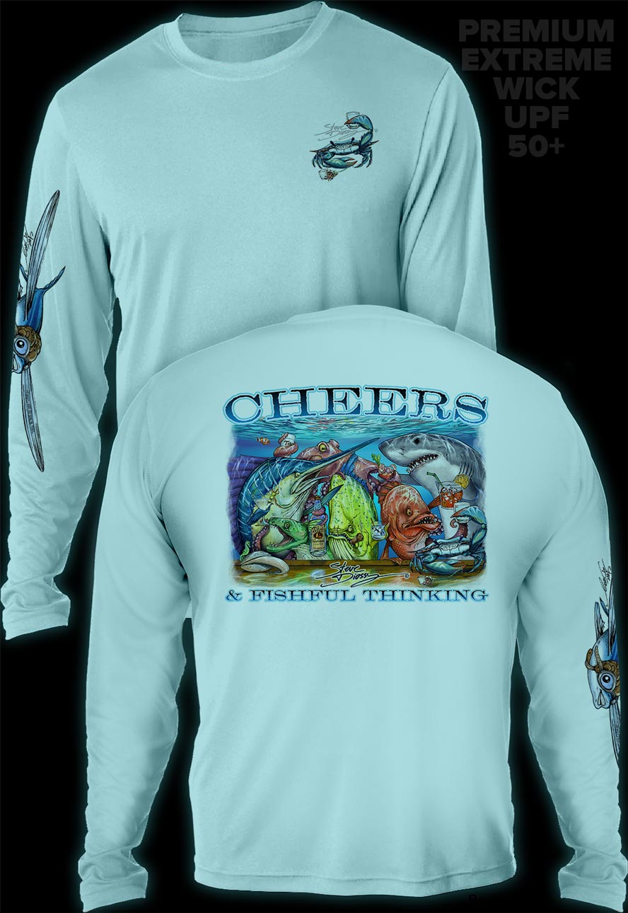 "Cheers" Men's Extreme Wick Long Sleeve Performance Shirt ᴜᴘꜰ-ᴛᴇᴇ