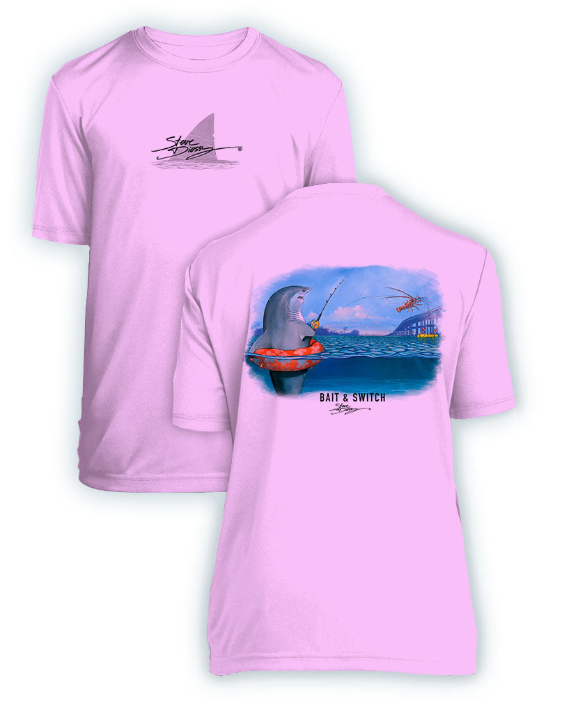 Bait & Switch- KIDS Short Sleeve Performance - 100% Polyester