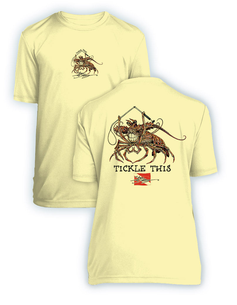 Tickle This Lobster- KIDS Short Sleeve Performance - 100% Polyester