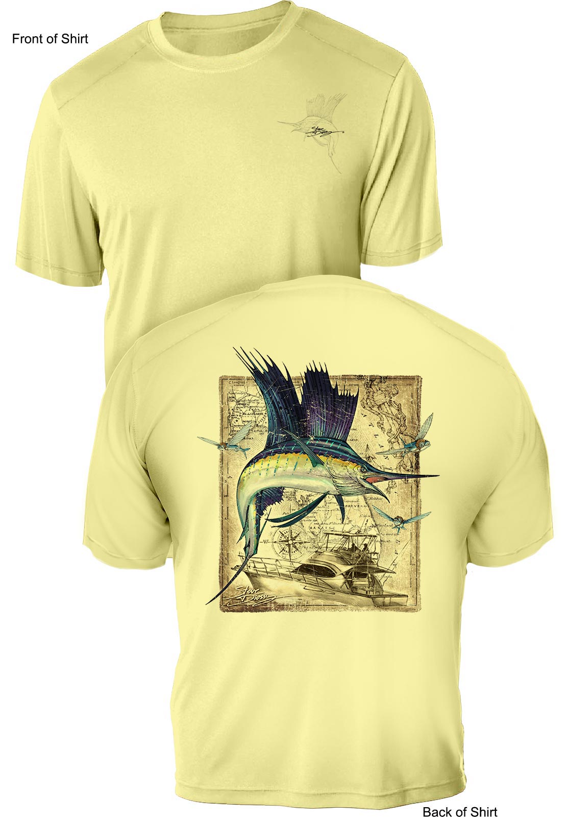 Sailfish Classic - UV Sun Protection Shirt - 100% Polyester - Short Sleeve UPF 50