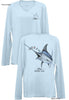 Original Sushi- Ladies Long Sleeve V-Neck-100% Polyester