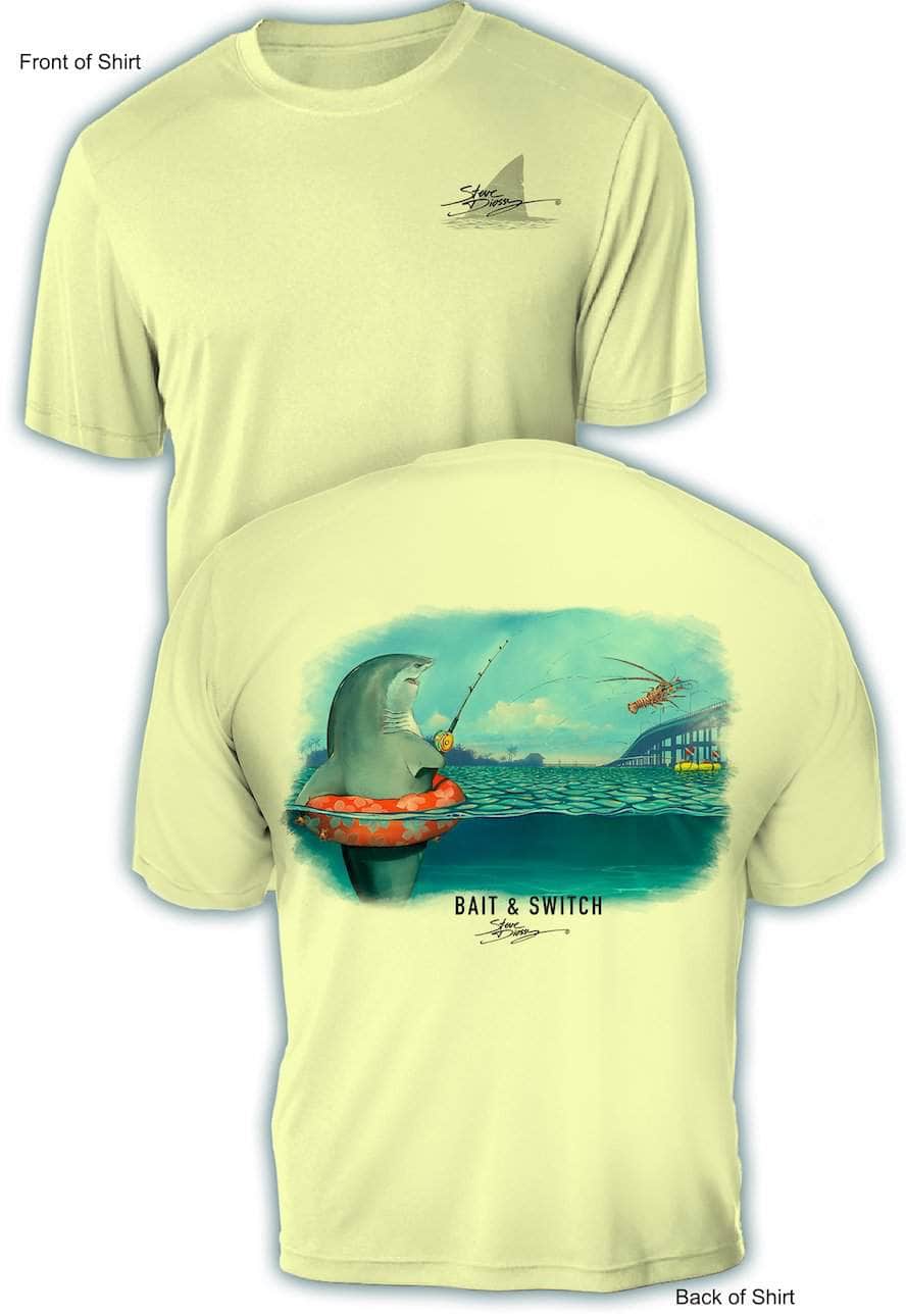 Bait & Switch - UV Sun Protection Shirt - 100% Polyester - Short Sleeve UPF 50