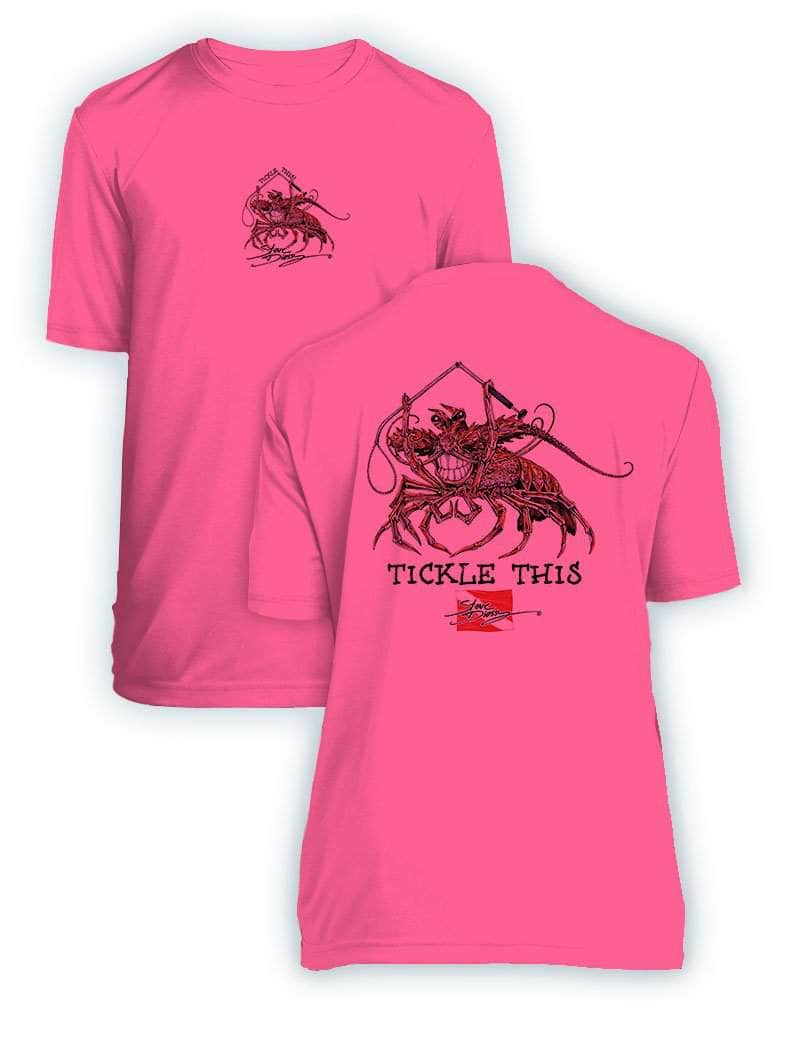 Tickle This Lobster- KIDS Short Sleeve Performance - 100% Polyester