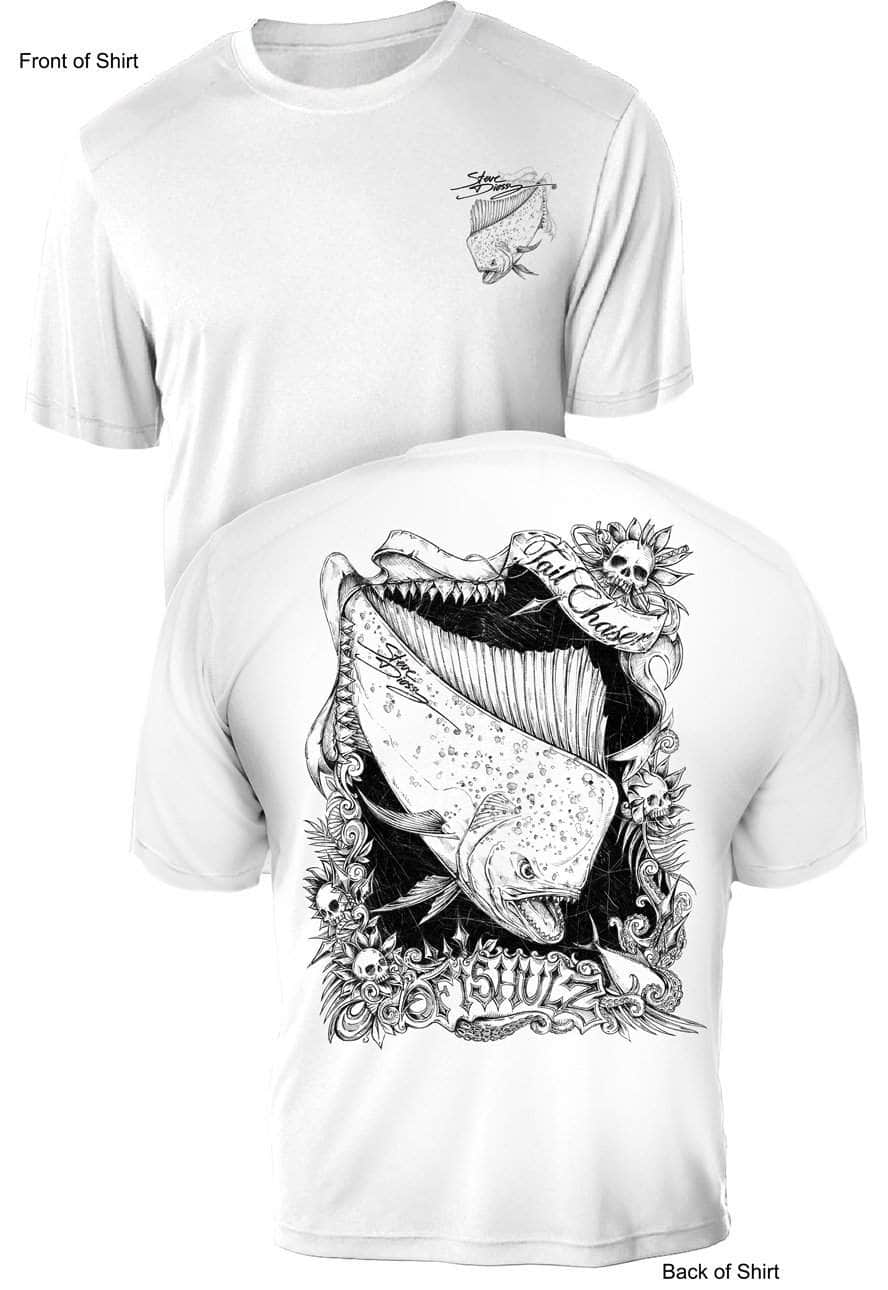 Tail Chaser - UV Sun Protection Shirt - 100% Polyester - Short Sleeve UPF 50