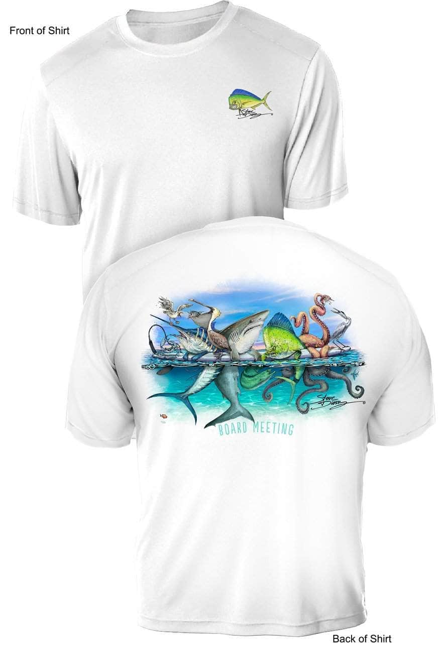 Board Meeting- UV Sun Protection Shirt - 100% Polyester - Short Sleeve UPF 50