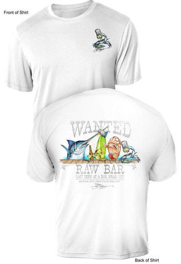 Raw Bar - UV Sun Protection Shirt - 100% Polyester - Short Sleeve UPF 50