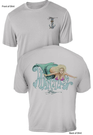 Man-A-Tease - UV Sun Protection Shirt - 100% Polyester - Short Sleeve UPF 50