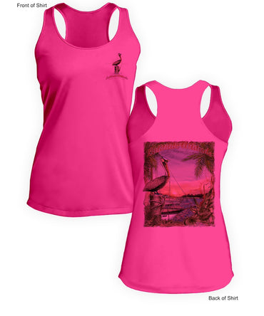 Latitude Attitude - Ladies Racerback Tank-100% Polyester