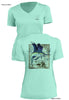 Sailfish Classic- Ladies Short Sleeve V-Neck-100% Polyester