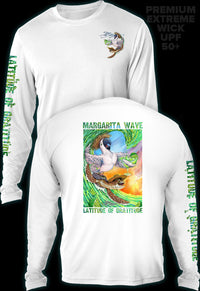 "Margarita Wave" Men's Extreme Wick Long Sleeve Performance Shirt ᴜᴘꜰ-ᴛᴇᴇ