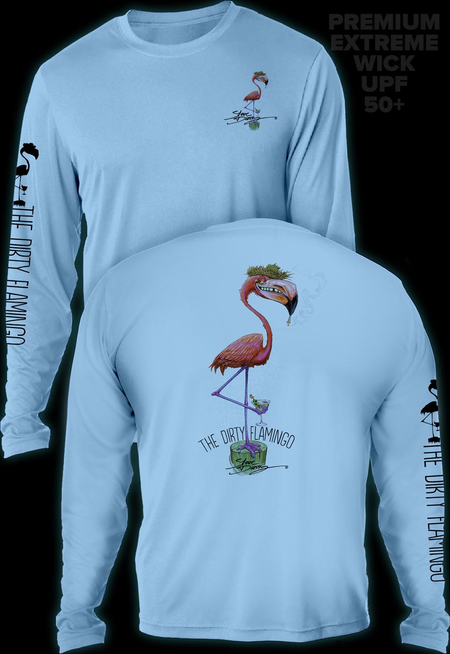 Dirty Flamingo -Men's Extreme Wick Performance Shirt – Steve