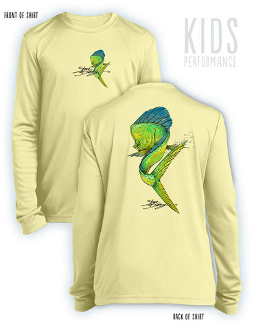 Mahi Swim- KIDS Long Sleeve Performance - 100% Polyester
