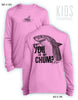 Shark Chum- KIDS Long Sleeve Performance Shirt- 100% Polyester