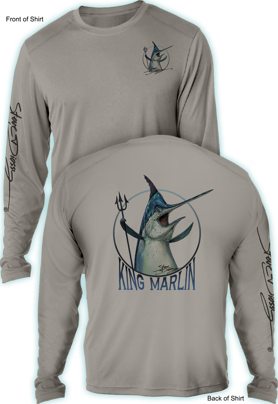 King Marlin- MEN'S LONG SLEEVE SUN PROTECTION SHIRT ᴜᴘꜰ-ᴛᴇᴇ – Steve Diossy  Clothing