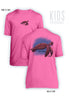 Take It Easy Turtle- KIDS Short Sleeve Performance - 100% Polyester