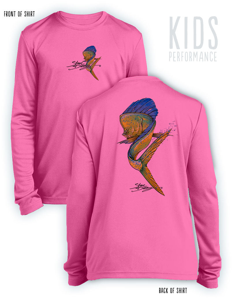 Mahi Swim- KIDS Long Sleeve Performance - 100% Polyester