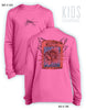 Lionfish Wanted Poster- KIDS Long Sleeve Performance - 100% Polyester