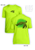 Take It Easy Turtle- KIDS Short Sleeve Performance - 100% Polyester