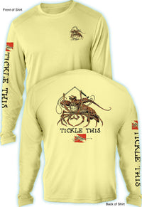 Tickle This Lobster- MEN'S LONG SLEEVE SUN PROTECTION SHIRT ᴜᴘꜰ-ᴛᴇᴇ