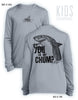 Shark Chum- KIDS Long Sleeve Performance Shirt- 100% Polyester