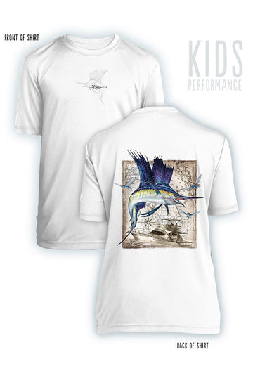 Sailfish Classic- KIDS Short Sleeve Performance - 100% Polyester
