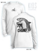 Shark Chum- KIDS Long Sleeve Performance Shirt- 100% Polyester