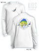 Mad Mahi Outfitters- KIDS Long Sleeve Performance - 100% Polyester