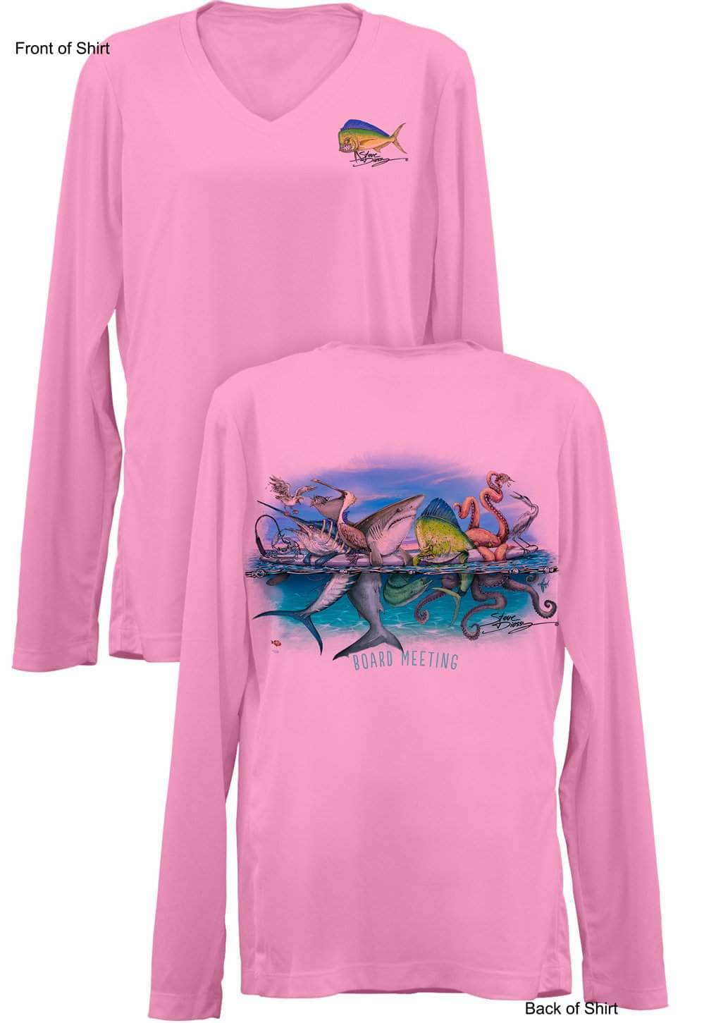 Board Meeting- Ladies Long Sleeve V-Neck-100% Polyester
