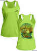 Chasing Happy Hours- Ladies Racerback Tank-100% Polyester