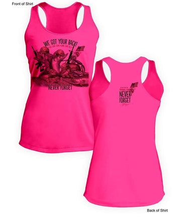 Memorial Day "Last Call"- Ladies Racerback Tank-100% Polyester