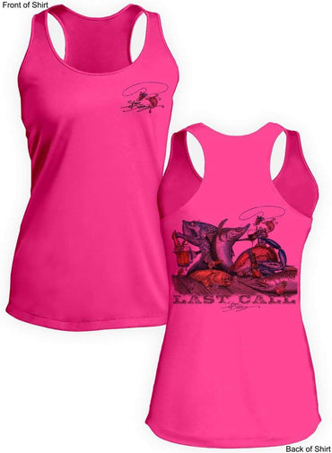 Last Call- Ladies Racerback Tank-100% Polyester