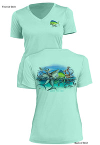 Board Meeting - Ladies Short Sleeve V-Neck-100% Polyester