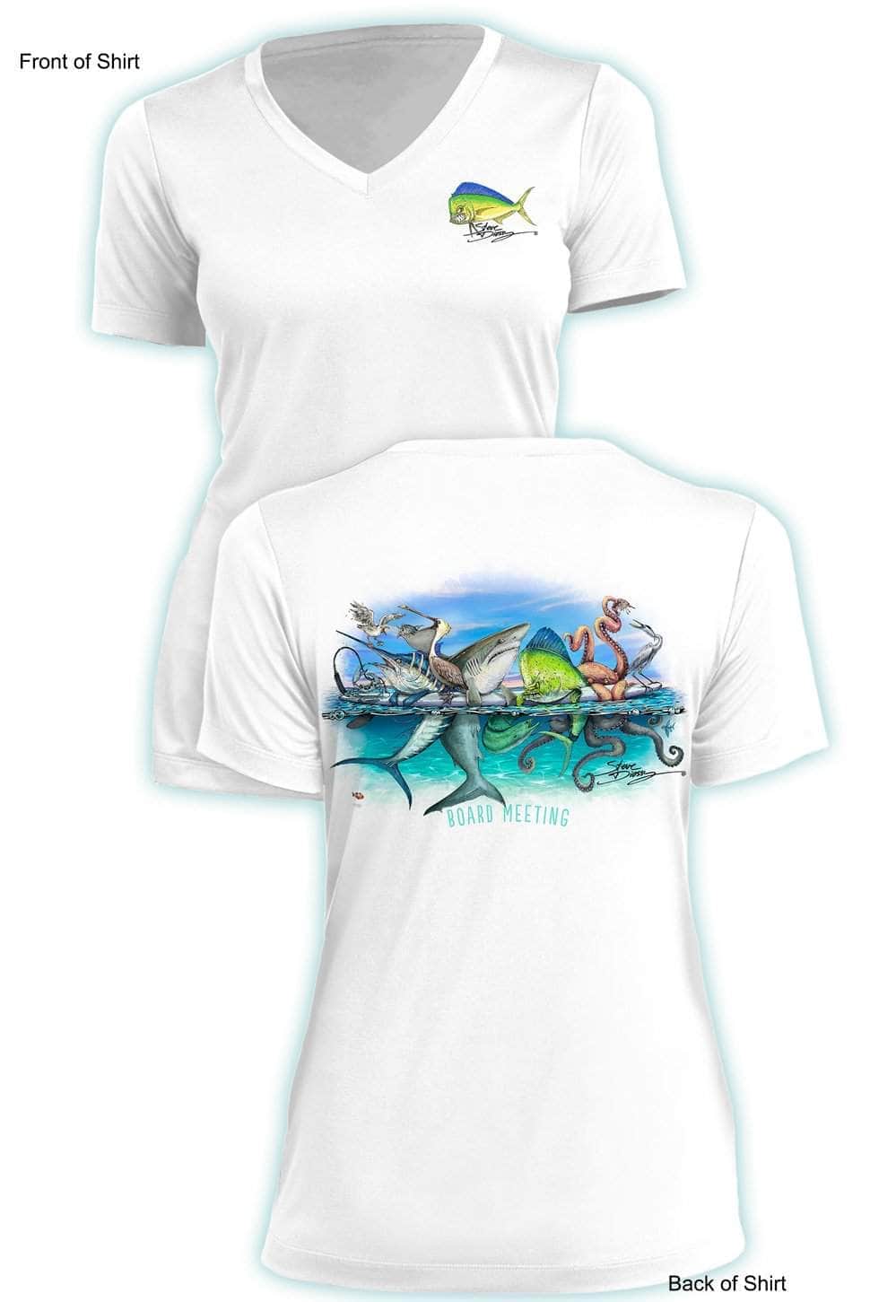 Board Meeting - Ladies Short Sleeve V-Neck-100% Polyester