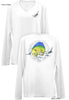 Mad Mahi Outfitters- Ladies Long Sleeve V-Neck-100% Polyester