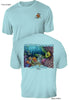 Anemones Closer- UV Sun Protection Shirt - 100% Polyester - Short Sleeve UPF 50