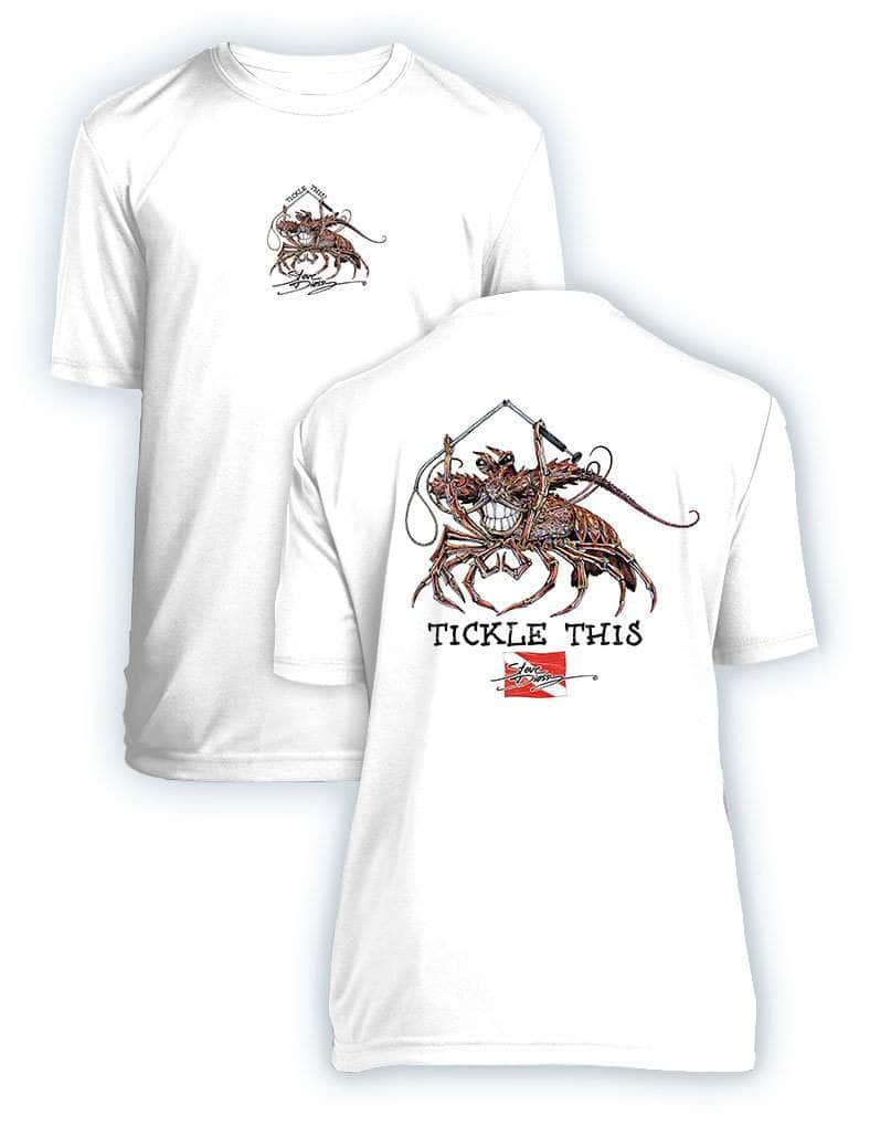 Tickle This Lobster- KIDS Short Sleeve Performance - 100% Polyester