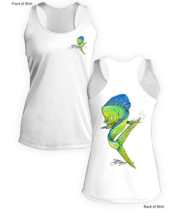 Mahi Swim- Ladies Racerback Tank-100% Polyester