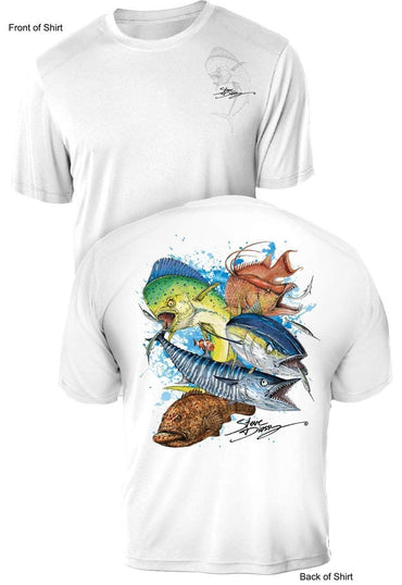 Grand Slam- UV Sun Protection Shirt - 100% Polyester - Short Sleeve UPF 50