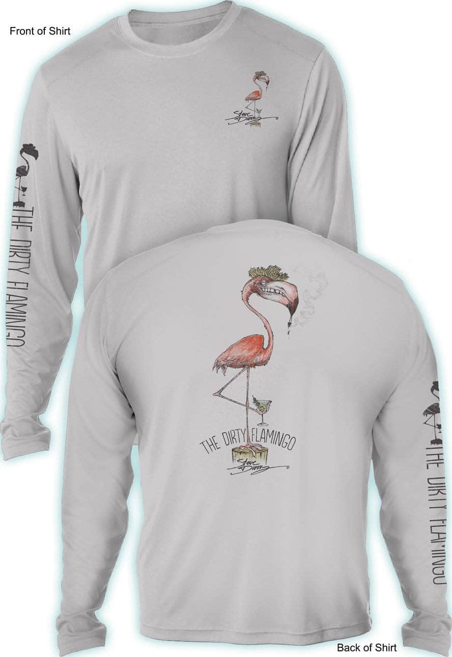 Dirty Flamingo - Men's Long Sleeve Sun Protection Shirt – Steve