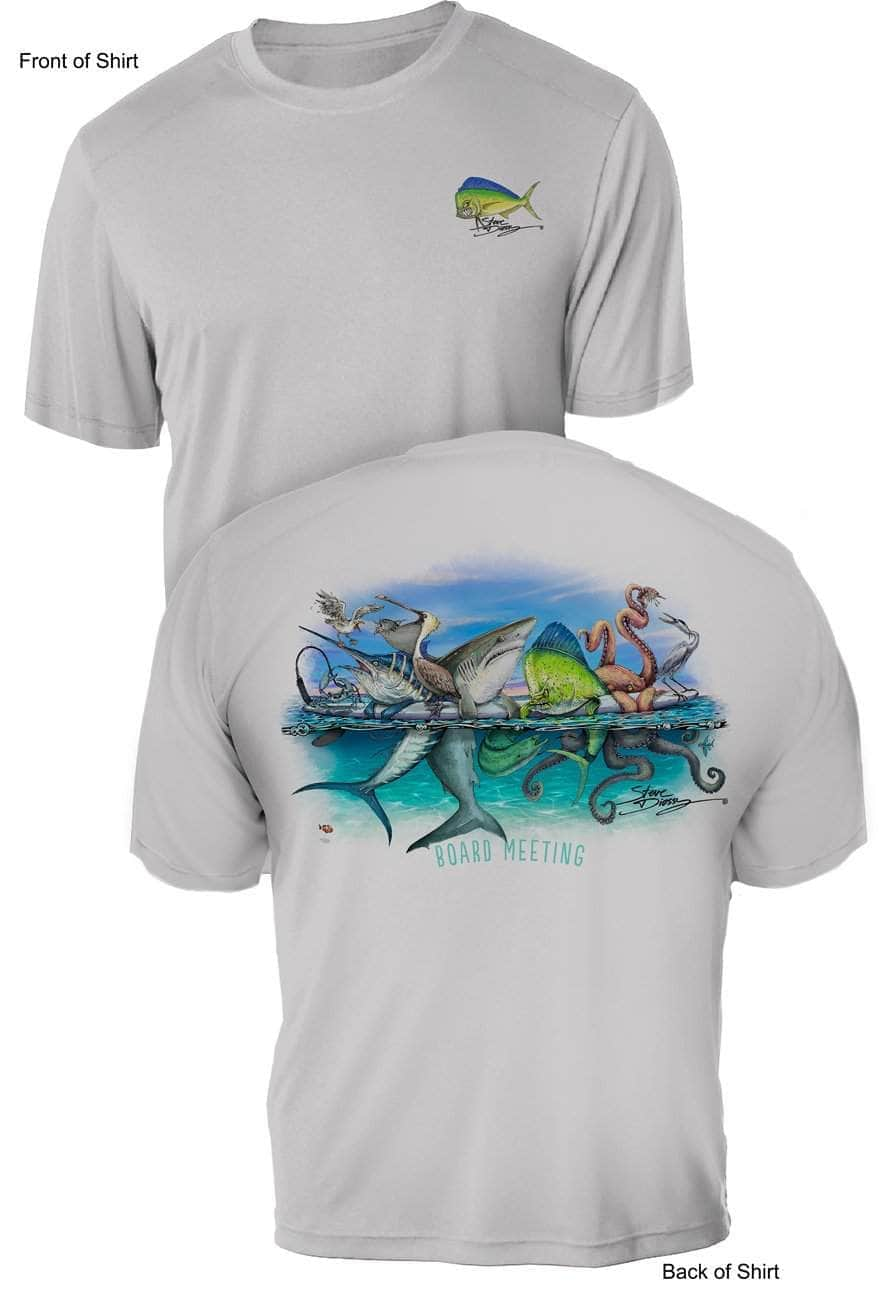 Board Meeting- UV Sun Protection Shirt - 100% Polyester - Short Sleeve UPF 50