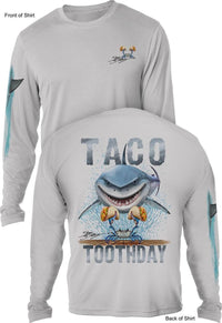 Taco Toothday- MEN'S LONG SLEEVE SUN PROTECTION SHIRT ᴜᴘꜰ-ᴛᴇᴇ