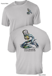 Crabeer Original- UV Sun Protection Shirt - 100% Polyester - Short Sleeve UPF 50