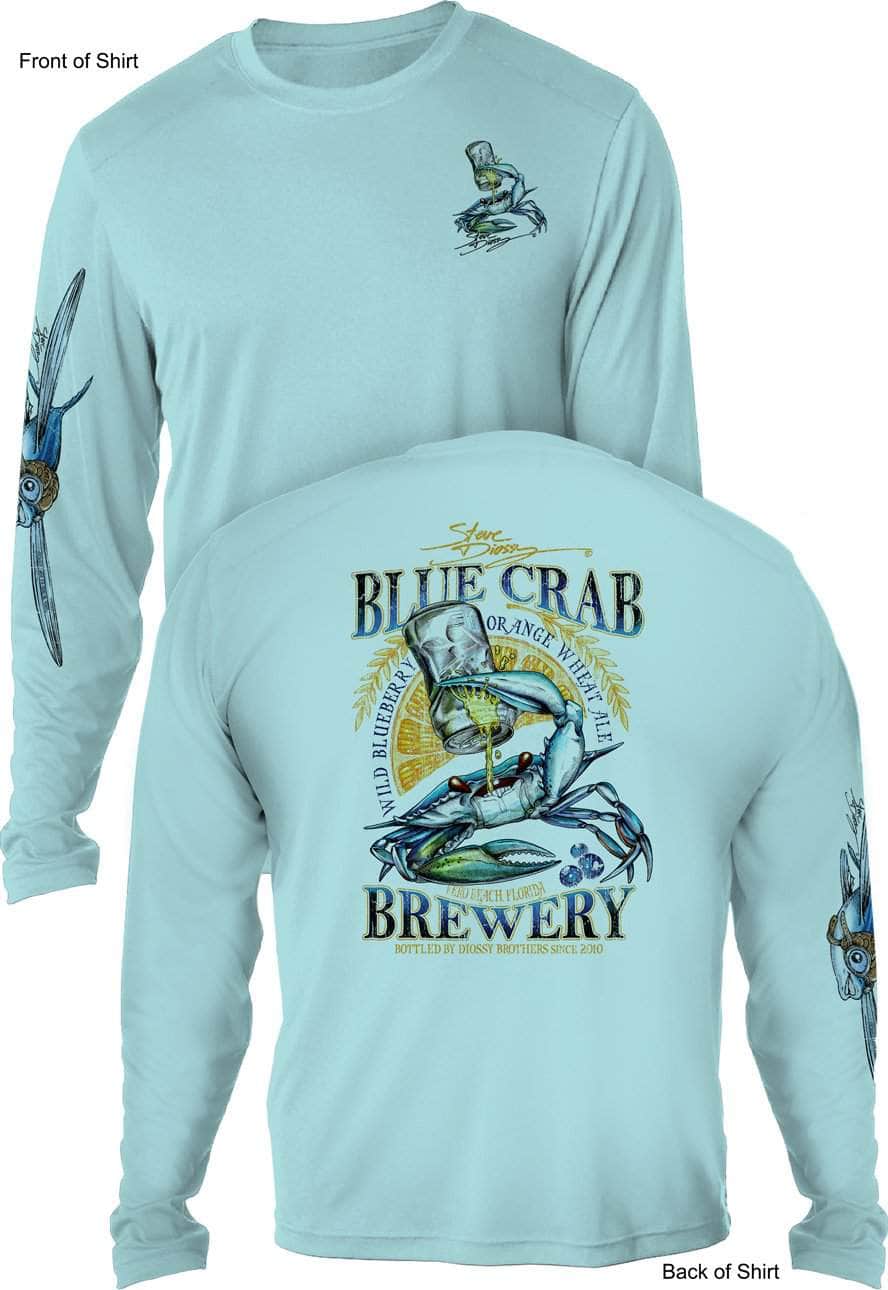 Blue Crab Brewery - Men's Long Sleeve Sun Protection Shirt – Steve