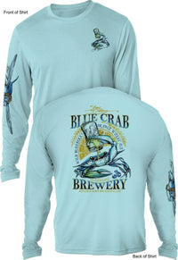 Blue Crab Brewery - MEN'S LONG SLEEVE SUN PROTECTION SHIRT ᴜᴘꜰ-ᴛᴇᴇ