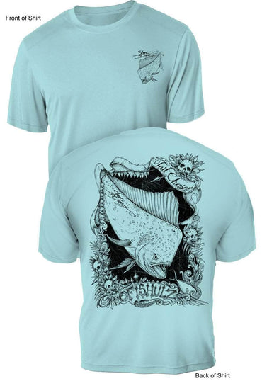 Tail Chaser - UV Sun Protection Shirt - 100% Polyester - Short Sleeve UPF 50