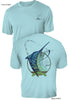 Dirty Marlin- UV Sun Protection Shirt - 100% Polyester - Short Sleeve UPF 50