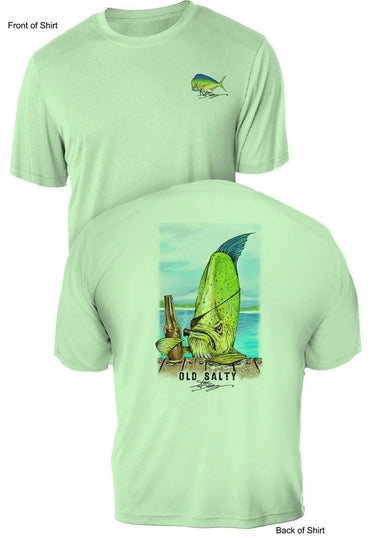 Old Salty - UV Sun Protection Shirt - 100% Polyester - Short Sleeve UPF 50